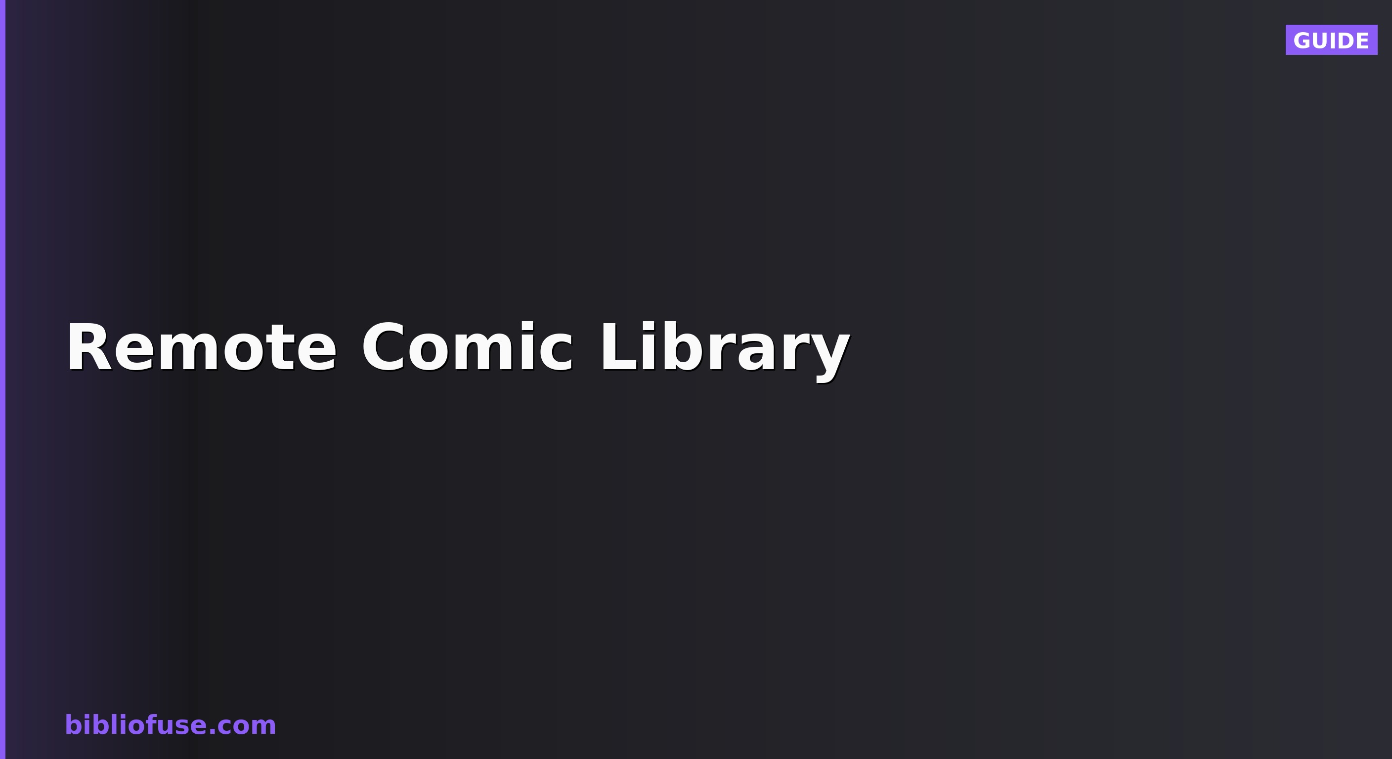 Akses Perpustakaan Komik Rumah dari Jauh dengan Tailscale